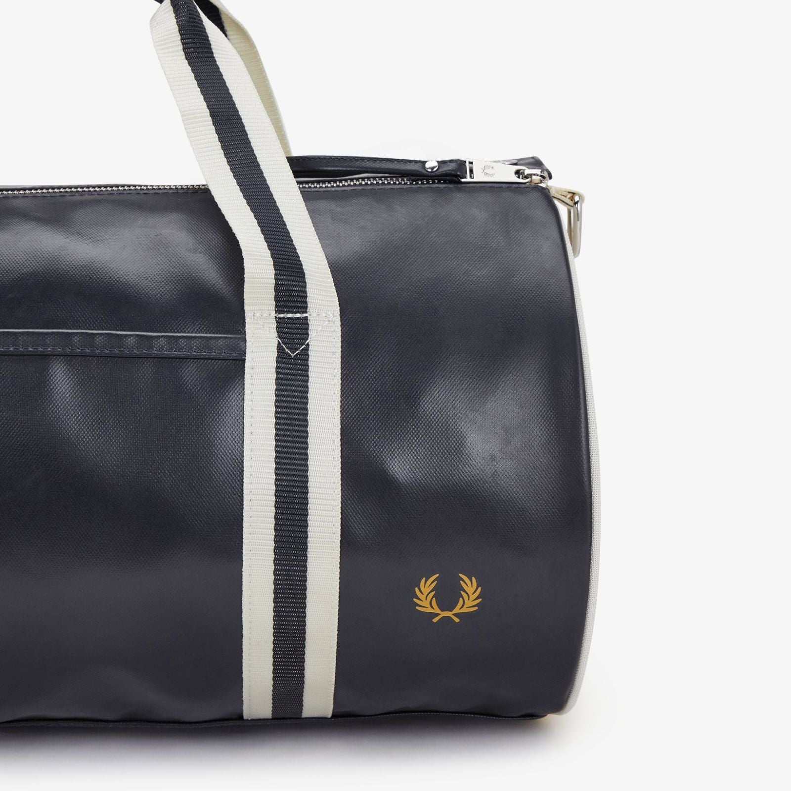 Classic Barrel Bag - Navy-Ecru