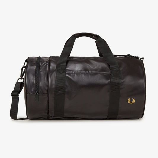 Tonal Classic Barrel Bag - Black-Gold