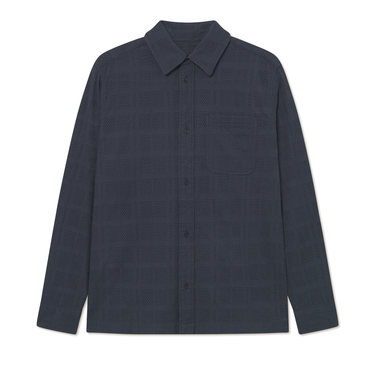 Charlie Long-sleeve Shirt - Dark Navy