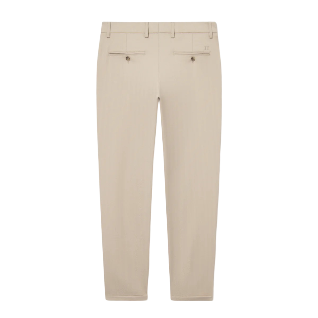 Como Herringbone Suit Pants - Dark Sand/Light Sand