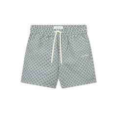 Stan Ornament AOP Swim Shorts 2.0 - Smoke Green