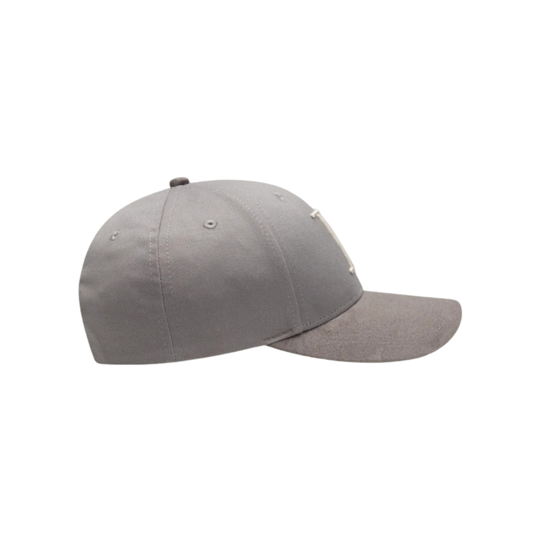 Baseball Cap Suede II - Dark Grey/Ivory