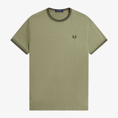 Twin Tipped T-Shirt - Olive Mint/Nigth Green