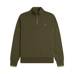 Half Zip Sweatshirt - Hunting Green/Light Oyster/Lwg