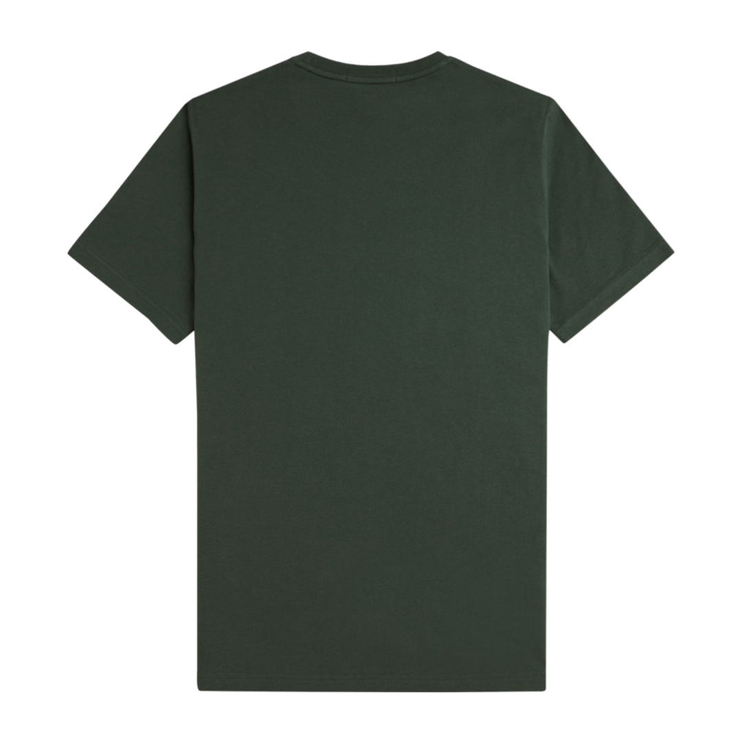 Textured Laurel Wreath Tee - Court Green