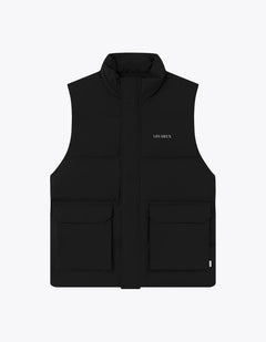 Maddox Puffer Vest - Black