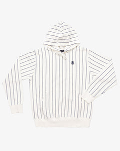 Monogram Stripe Hood - Off white
