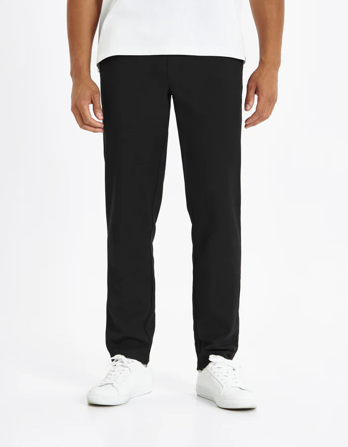 Patrick Mélange Pants - Black Mélange