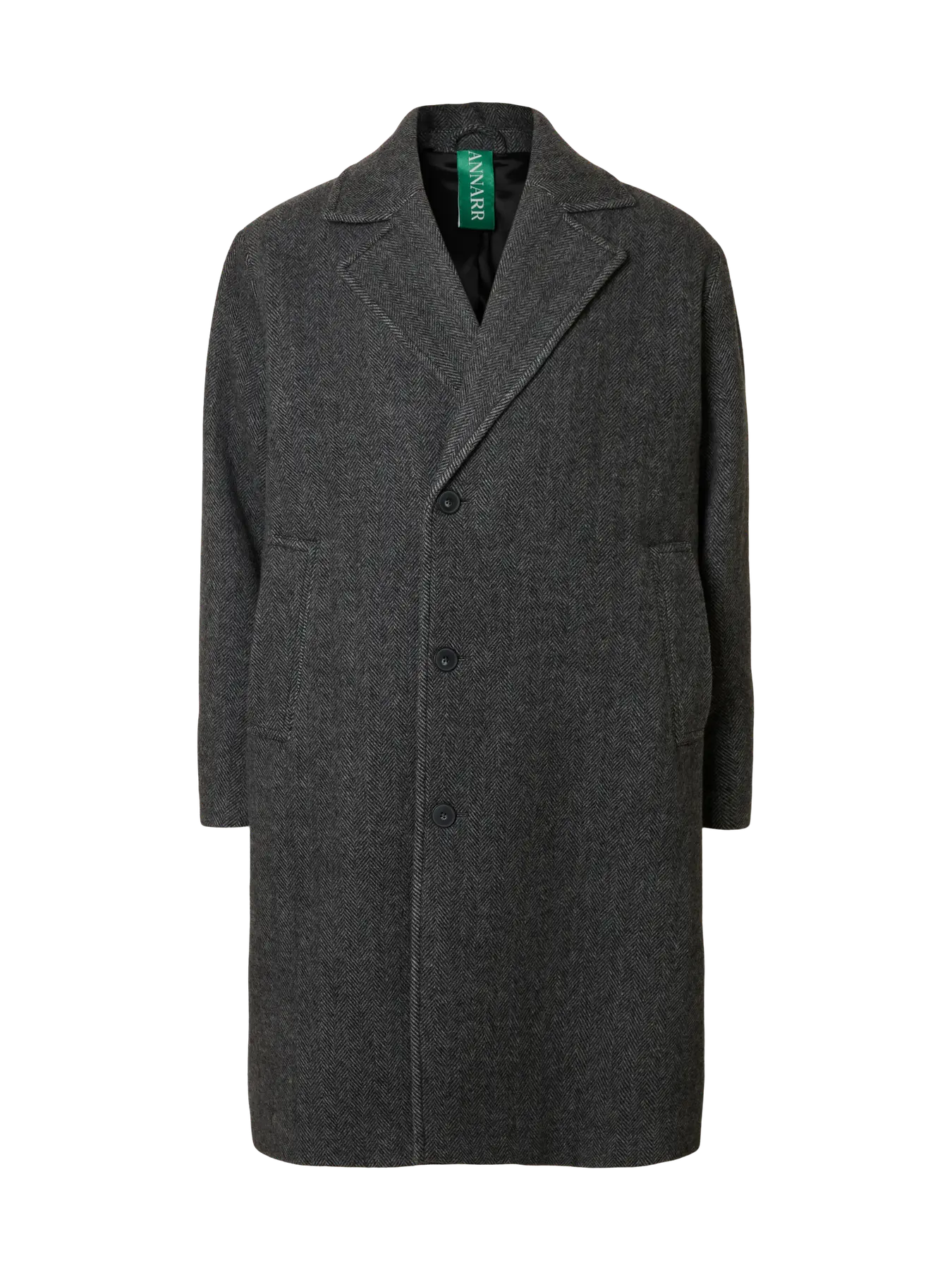 Ragnar Coat - Grey Melange Herringbone