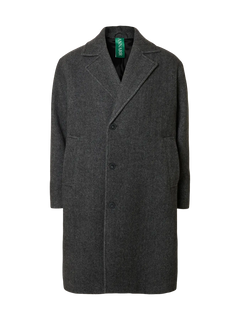 Ragnar Coat - Grey Melange Herringbone