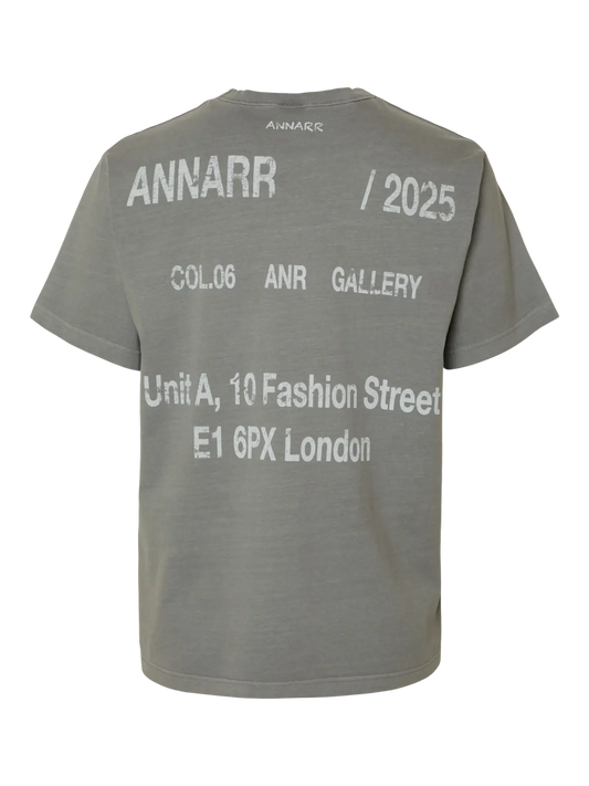 Ro Location Short-sleeve O-Neck Tee - Sharkskin London