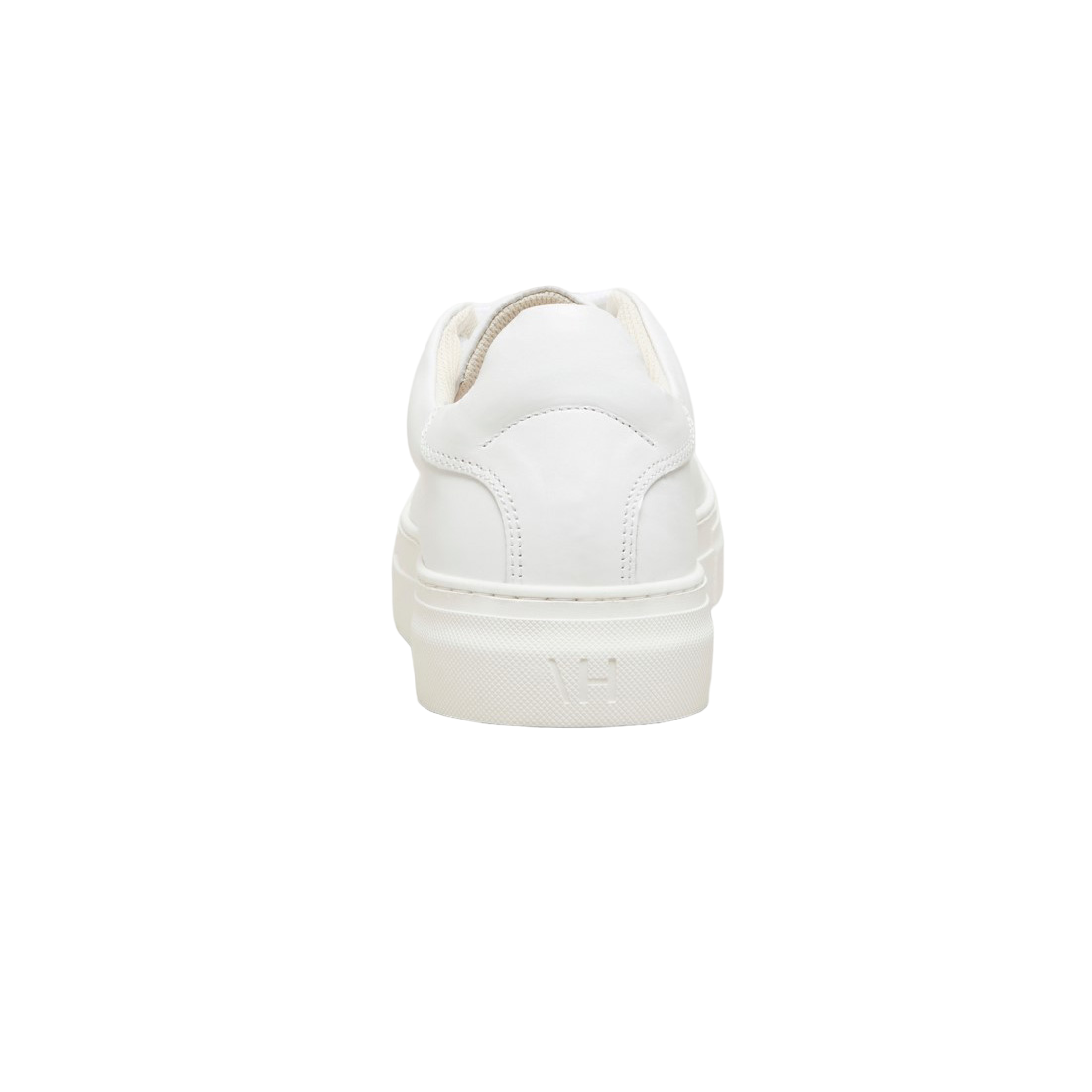 David Chunky Leather Trainer - White