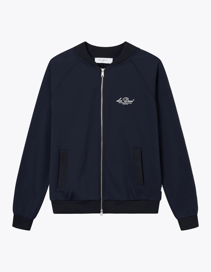 Sterling Track Jacket - Dark Navy/Ivory
