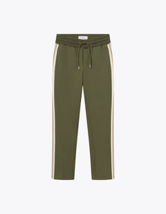 Sterling Track Pants - Olive Night/Ivory