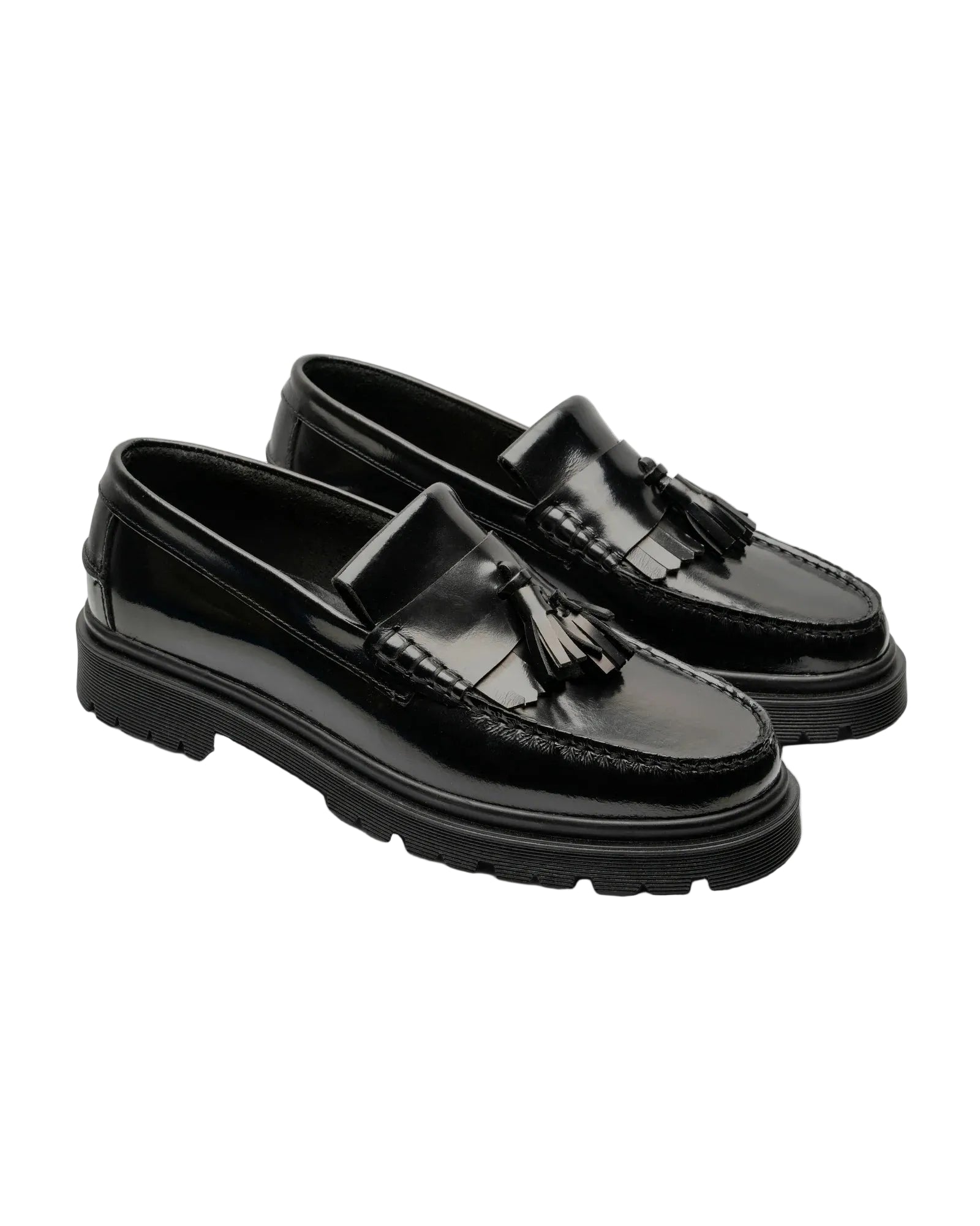 Florida - Black polido leather