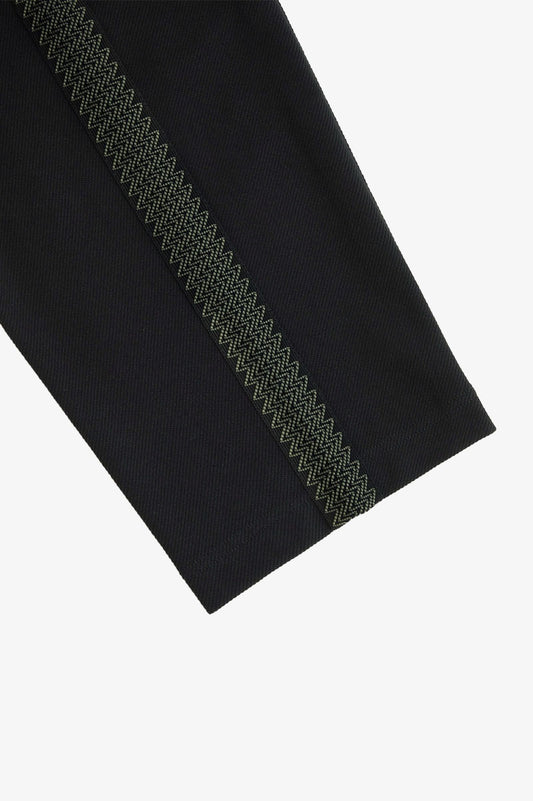 Tennis Grip Taped Track Pant - Black