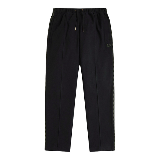 Tennis Grip Taped Track Pant - Black