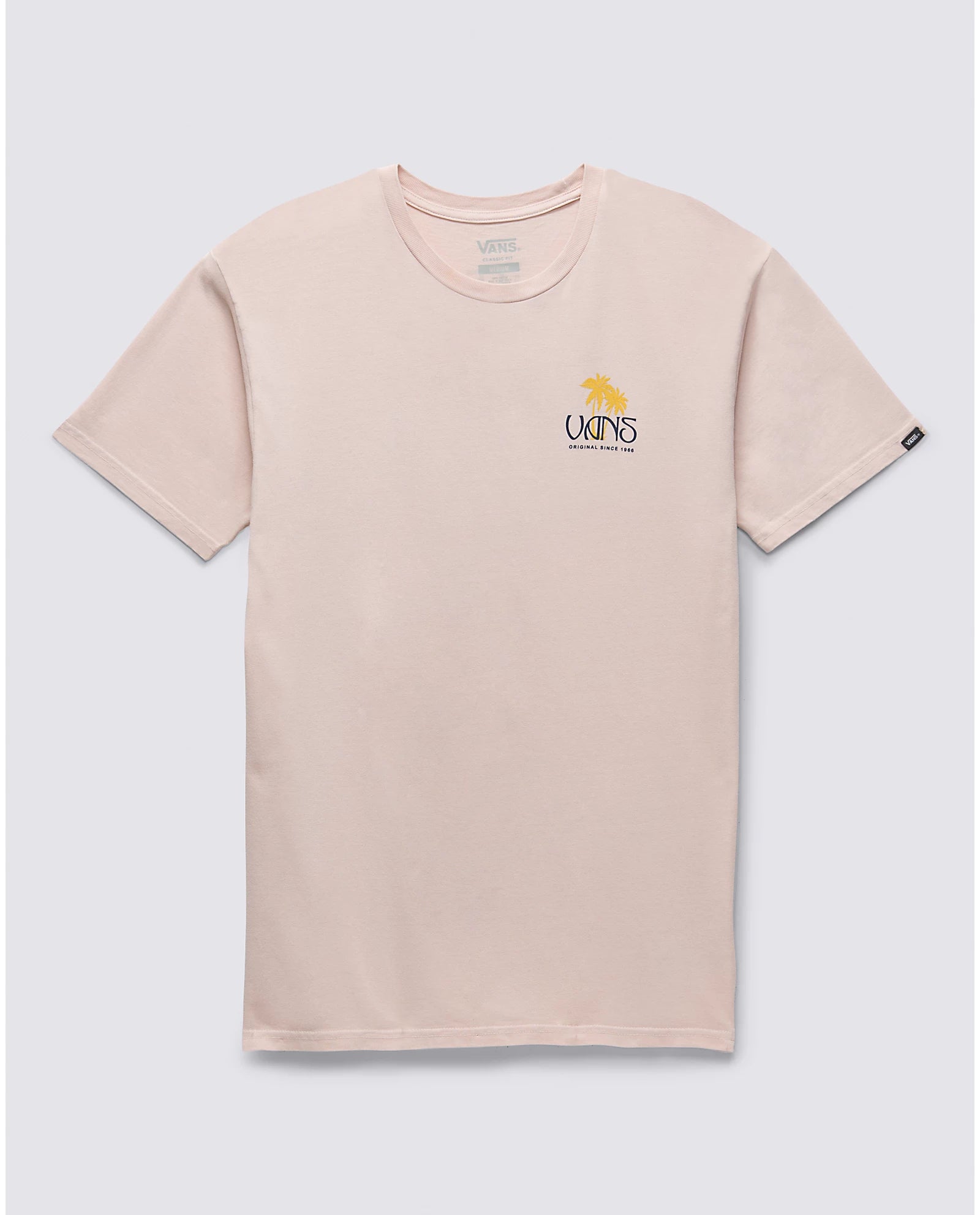 Sunset Dual Palm Vintage Short-sleeve Tee - Rose Smoke