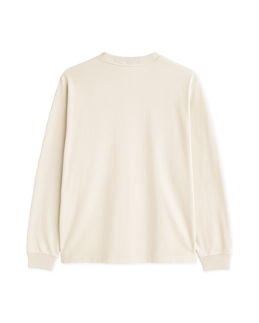 Baine Long-sleeve Tee - Off White