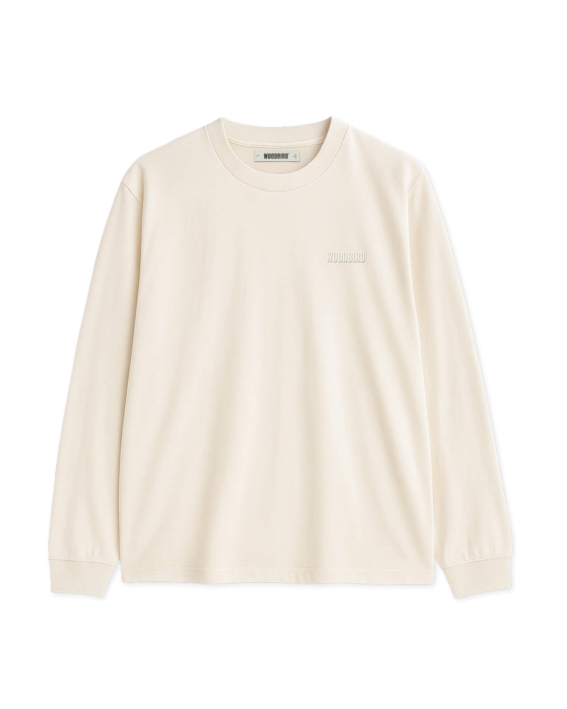 Baine Long-sleeve Tee - Off White