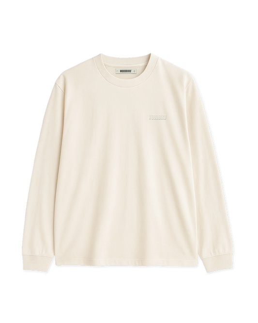 Baine Long-sleeve Tee - Off White