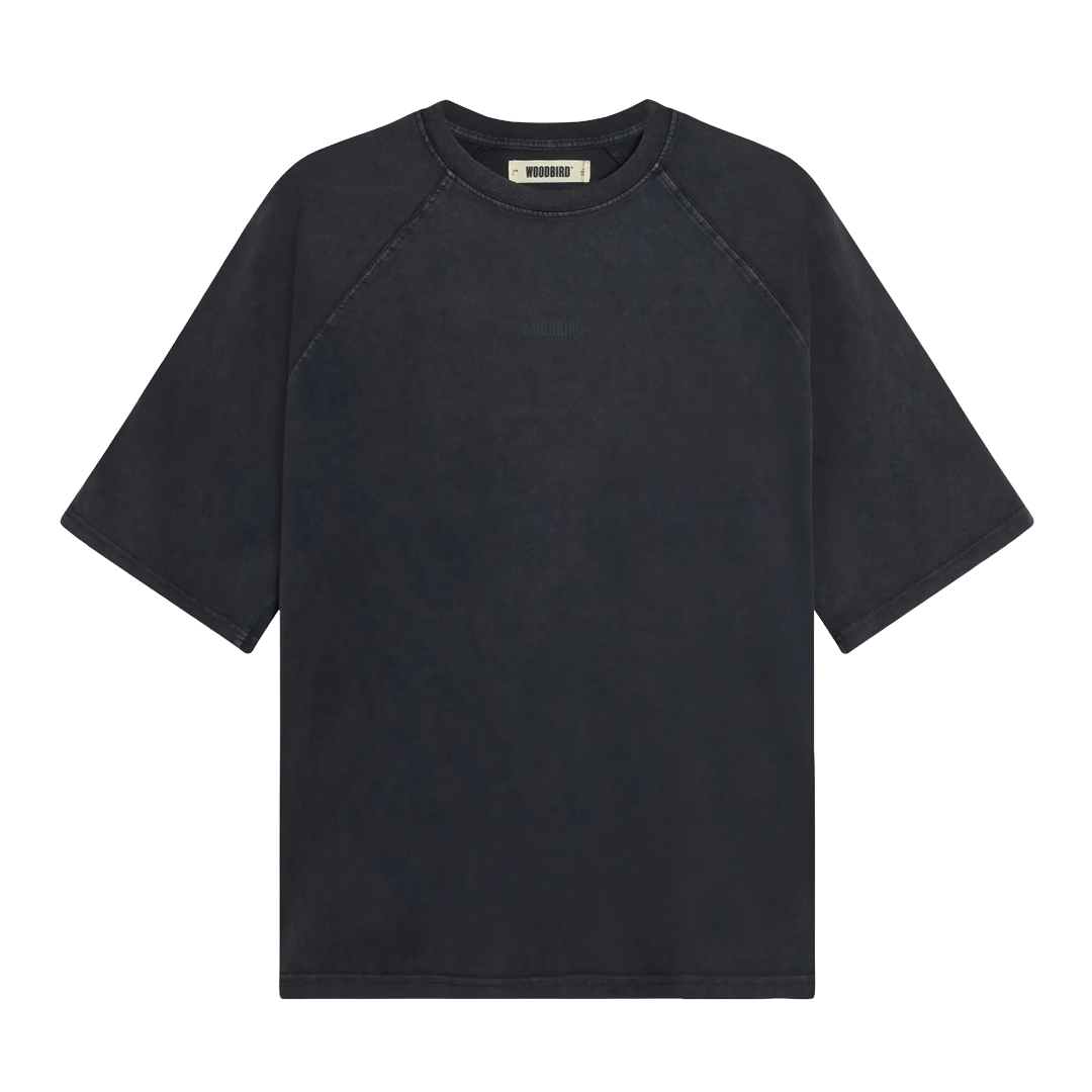 Blake Washed Logo Tee - Black