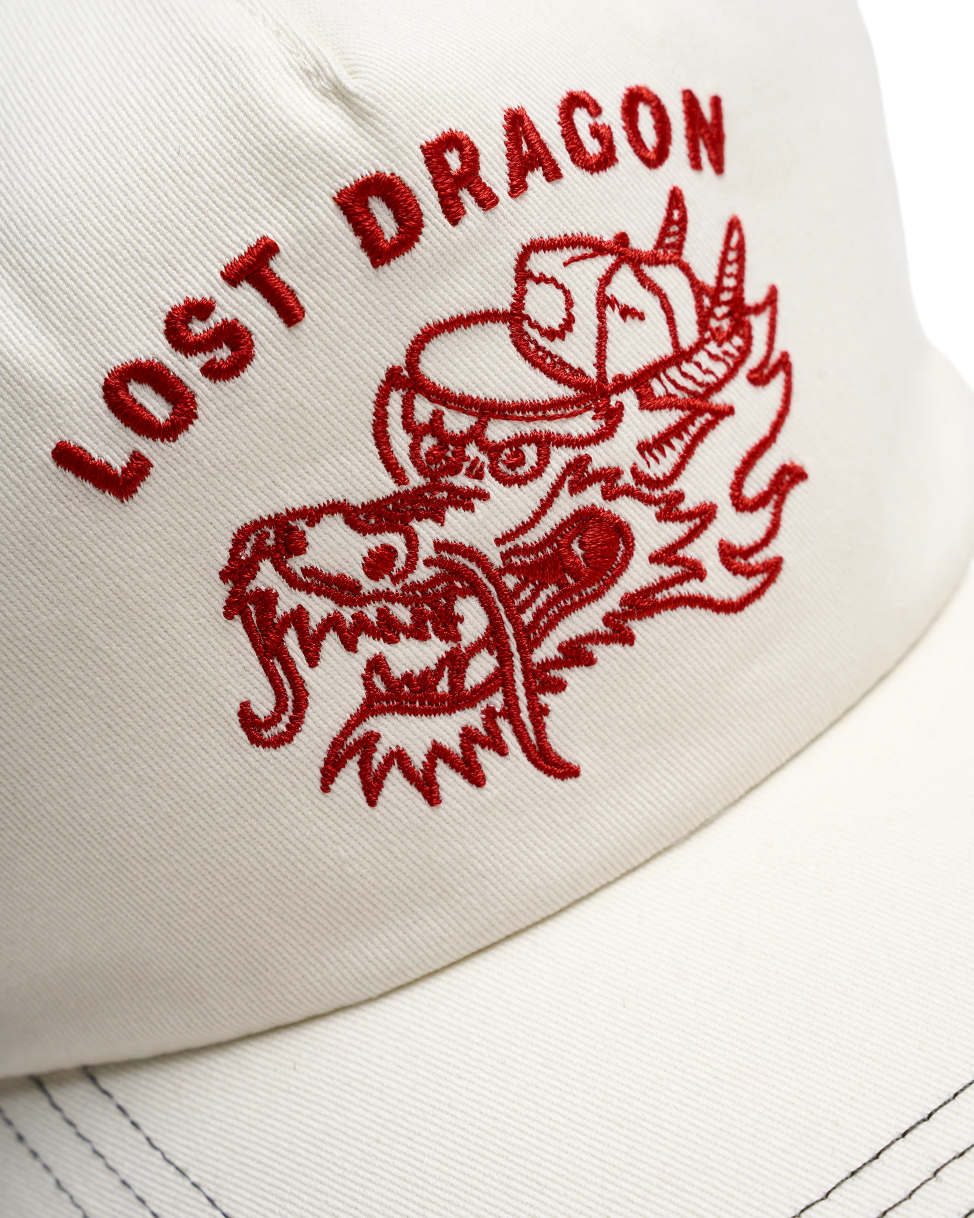 Nikben Dragon Cap - White/Red