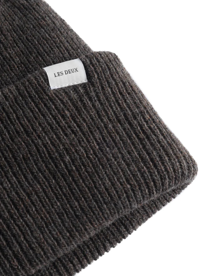 Wayne Wool Beanie - Mountain Grey Mélange
