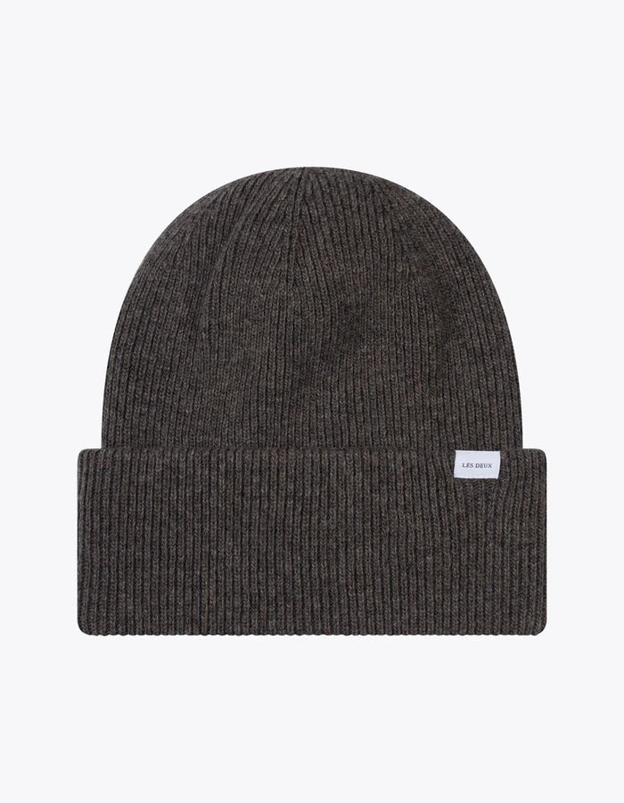 Wayne Wool Beanie - Mountain Grey Mélange