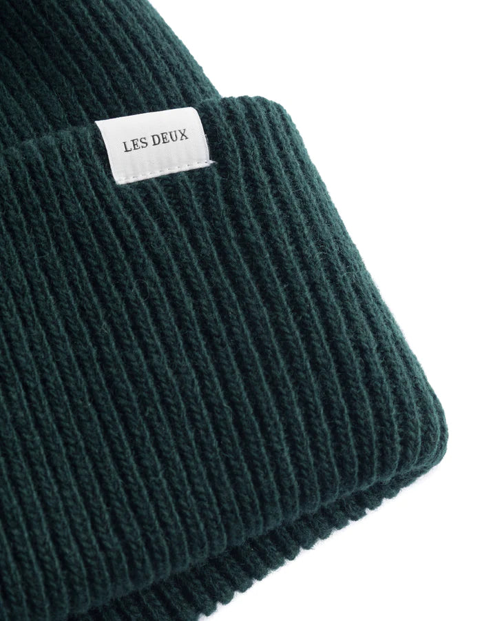 Wayne Wool Beanie - Pine Green