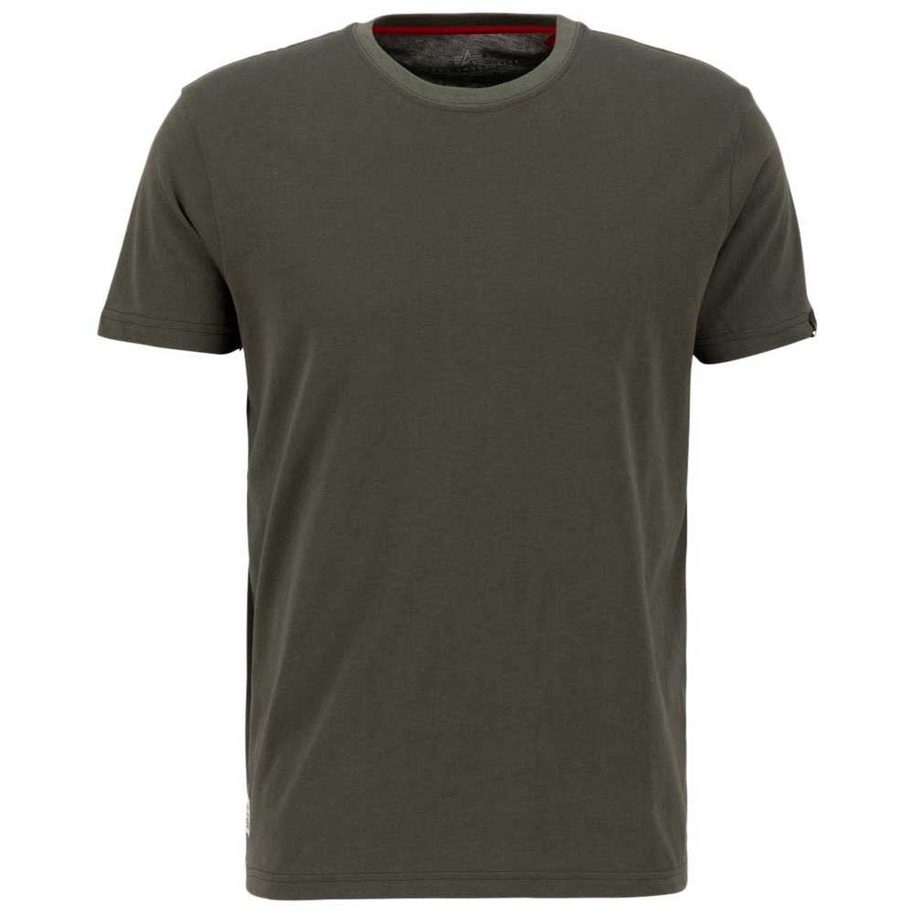 Alpha Industries T-shirt USN Blood Chit 2 i olivgrön framifrån