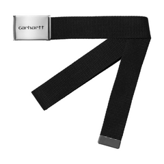 Clip Belt Chrome - Black