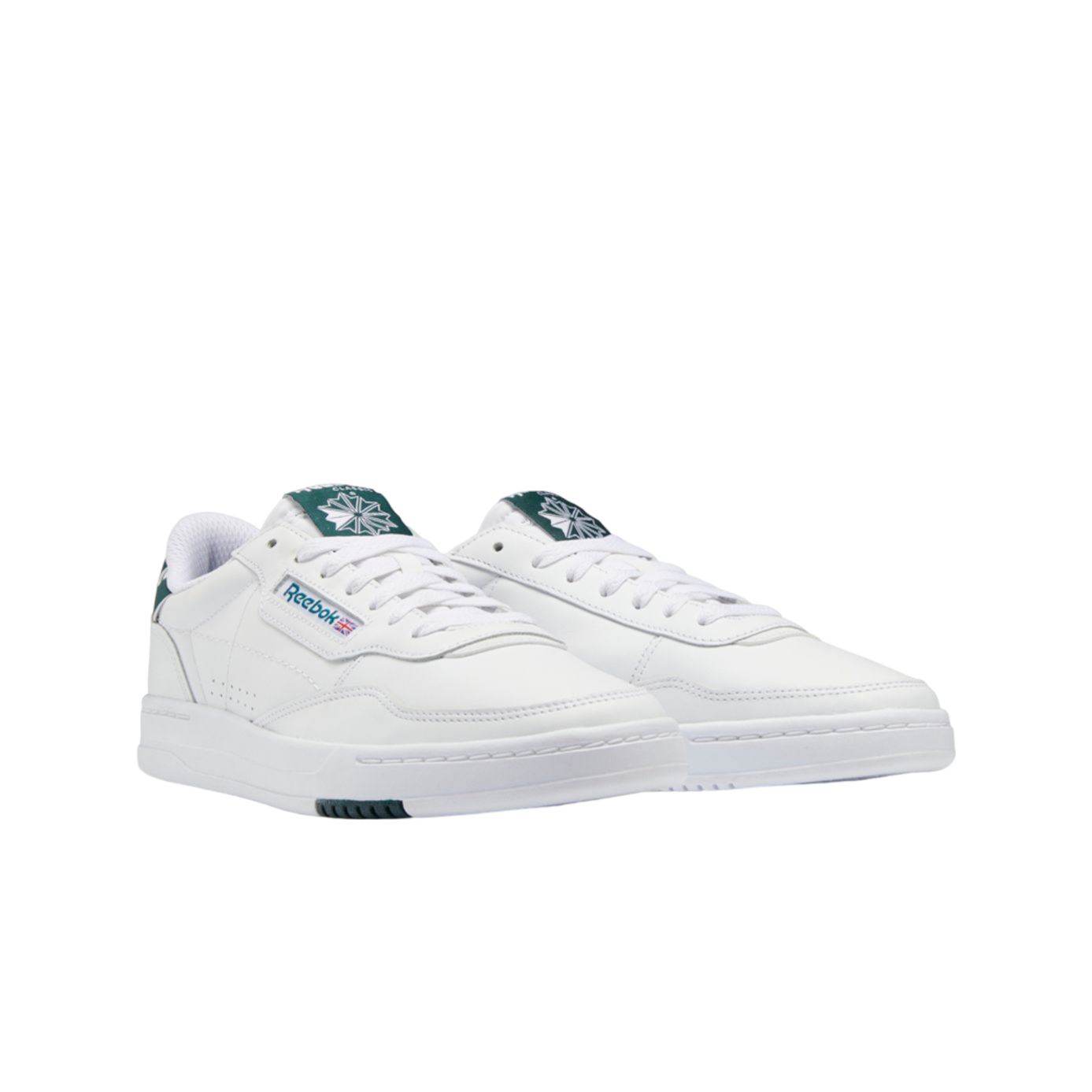 Court Peak - White/White/Green