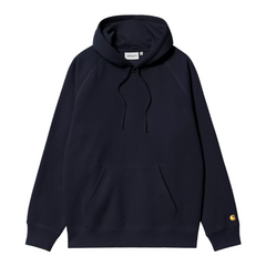 Hooded Chase Sweat - Dark Navy/Gold