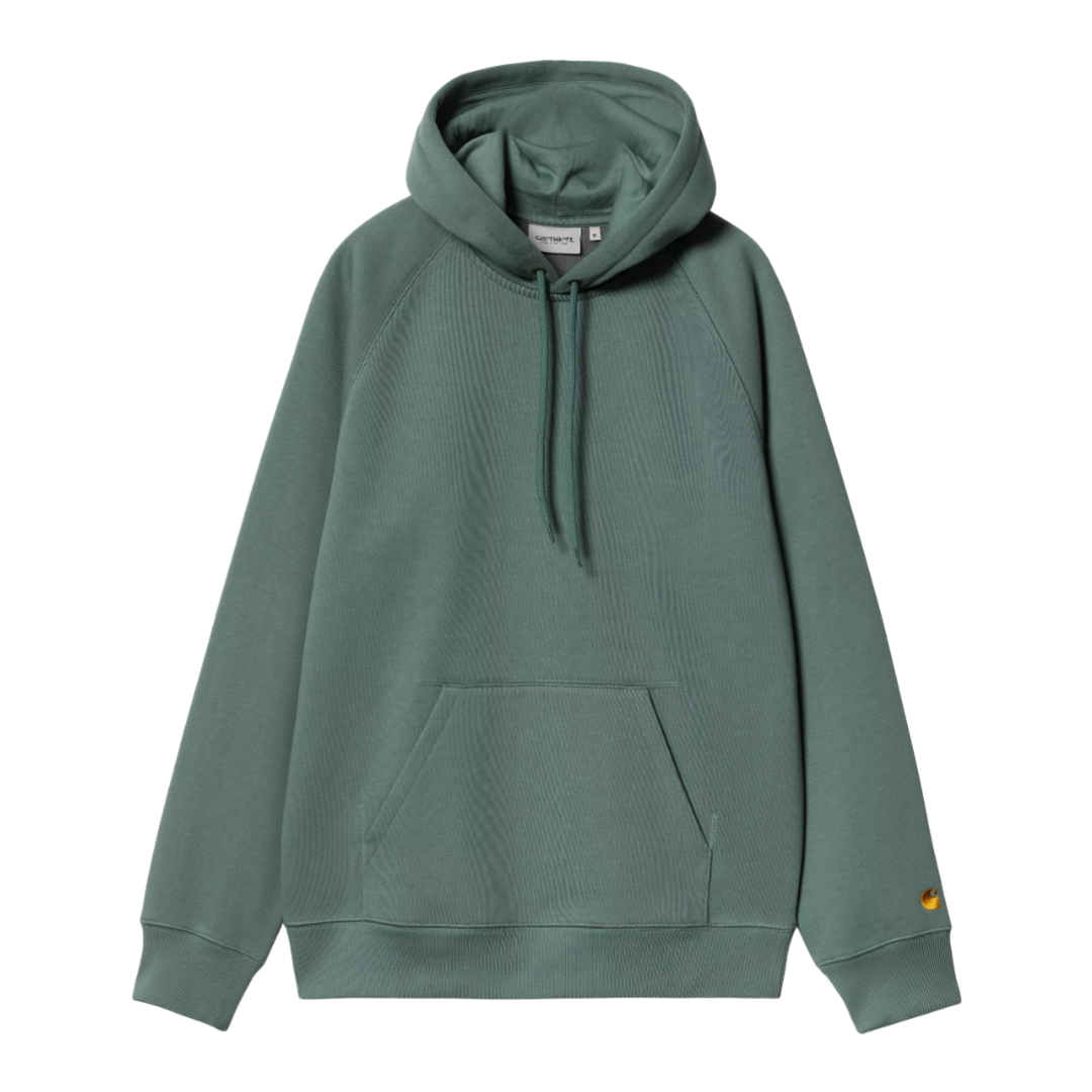 Hooded Chase Sweat - Silver Pine/Gold
