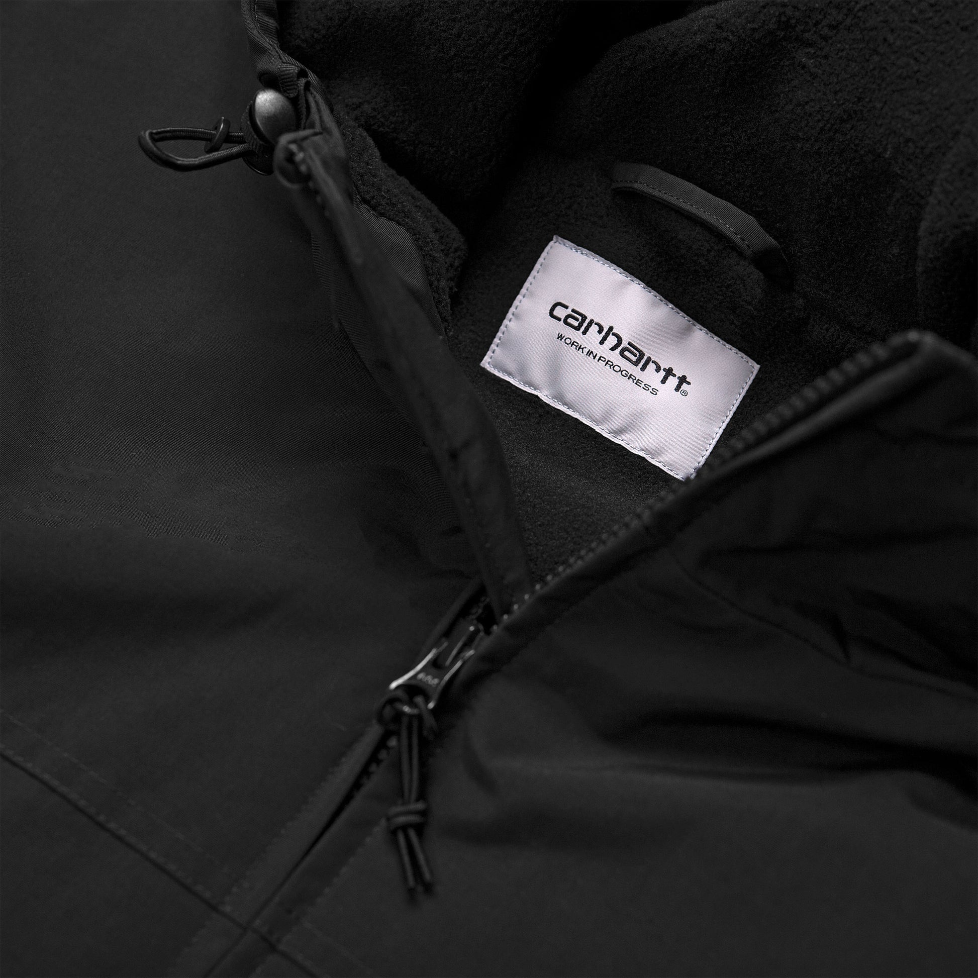 Hooded Sail Jacket - Black/White