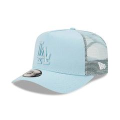 9Forty A-Frame Tonal Mesh Trucker - Los Angeles Dodgers Clear Blue