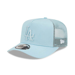 9Forty A-Frame Child/Youth Tonal Mesh Trucker - Los Angeles Dodgers Clear Blue