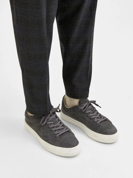 David Chunky Suede Sneaker - Dark Grey