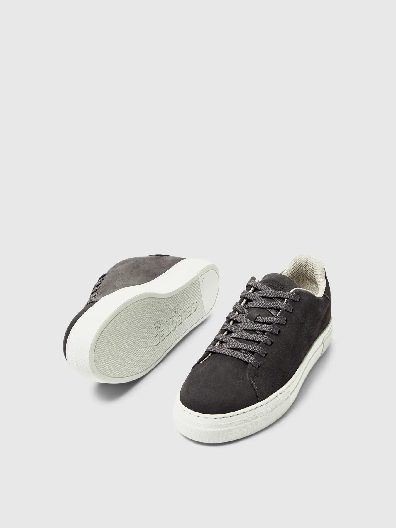 David Chunky Suede Sneaker - Dark Grey
