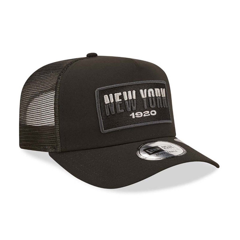 9Forty A-Frame Usa State Trucker Newera - Black/Grey