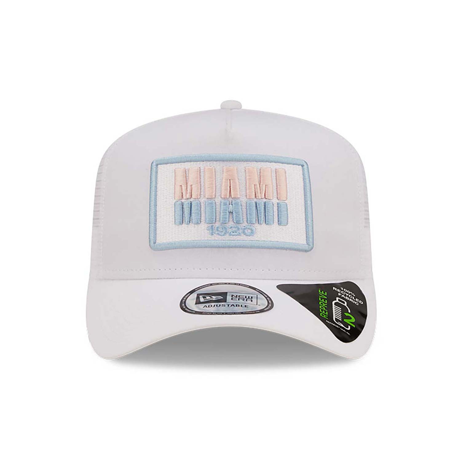 9Forty A-Frame Usa State Trucker Newera - White/Clear Blue