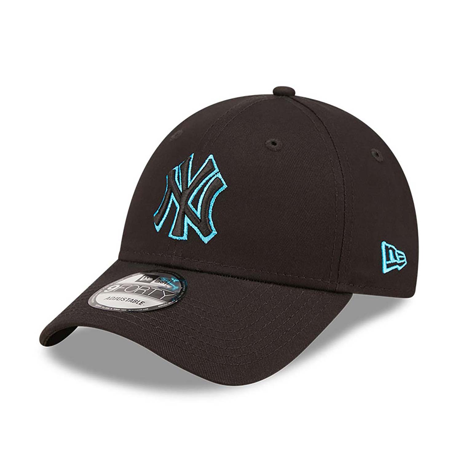 9Forty Neon Outline - New York Yankees Black