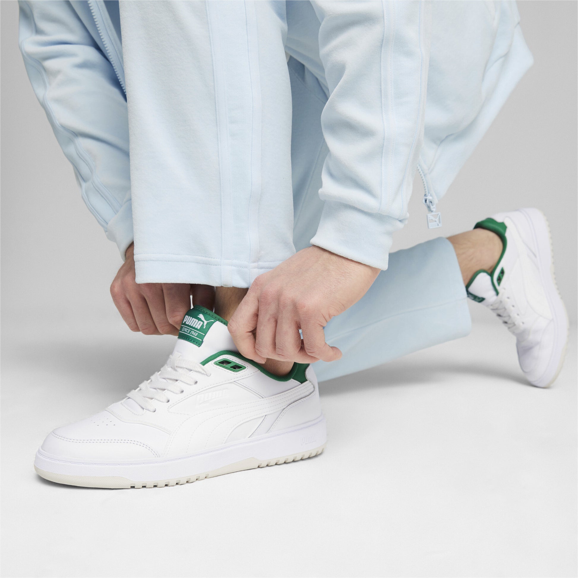 Puma Doublecourt - White/Archive Green