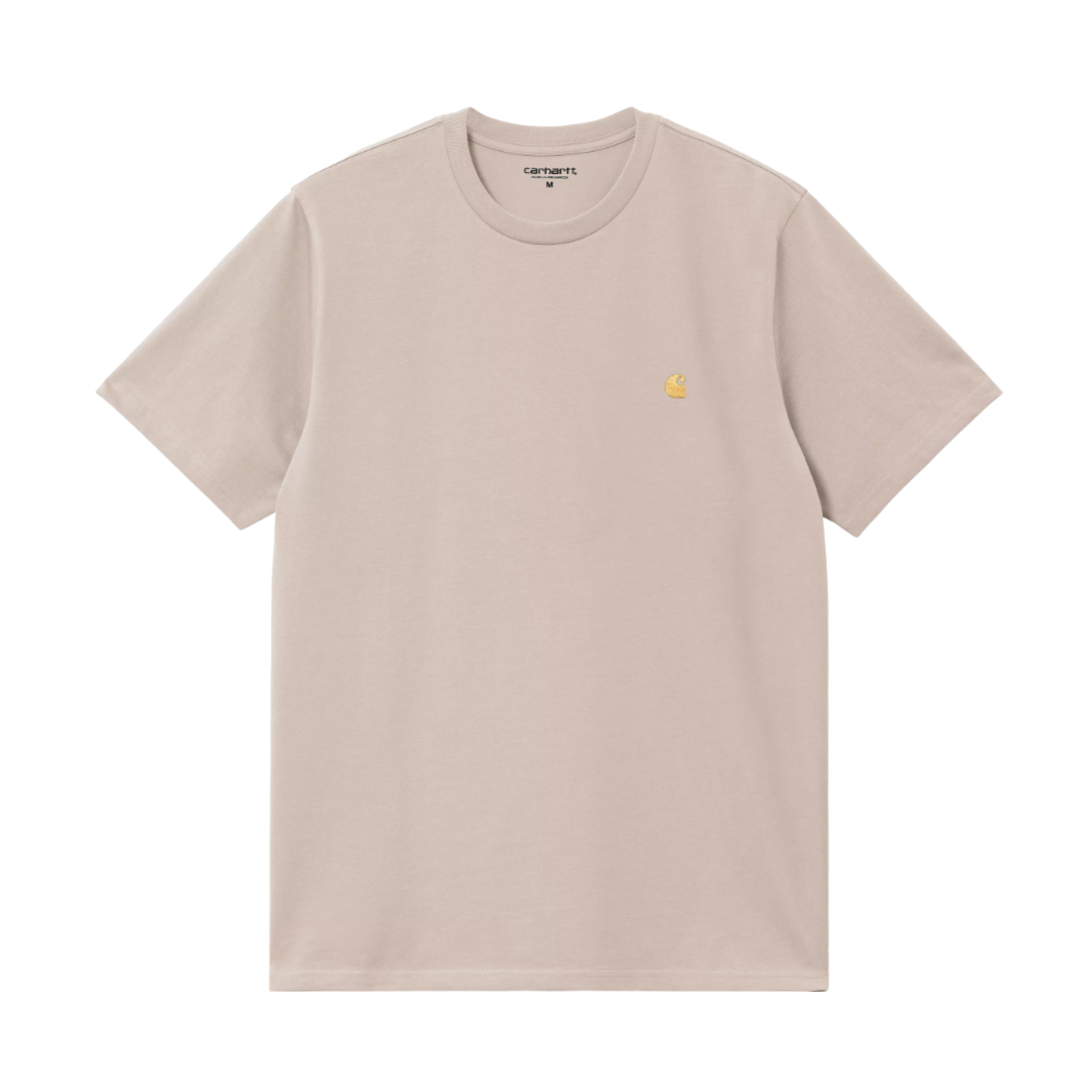 Chase Short-sleeve T-Shirt - Dusky Beige/Gold