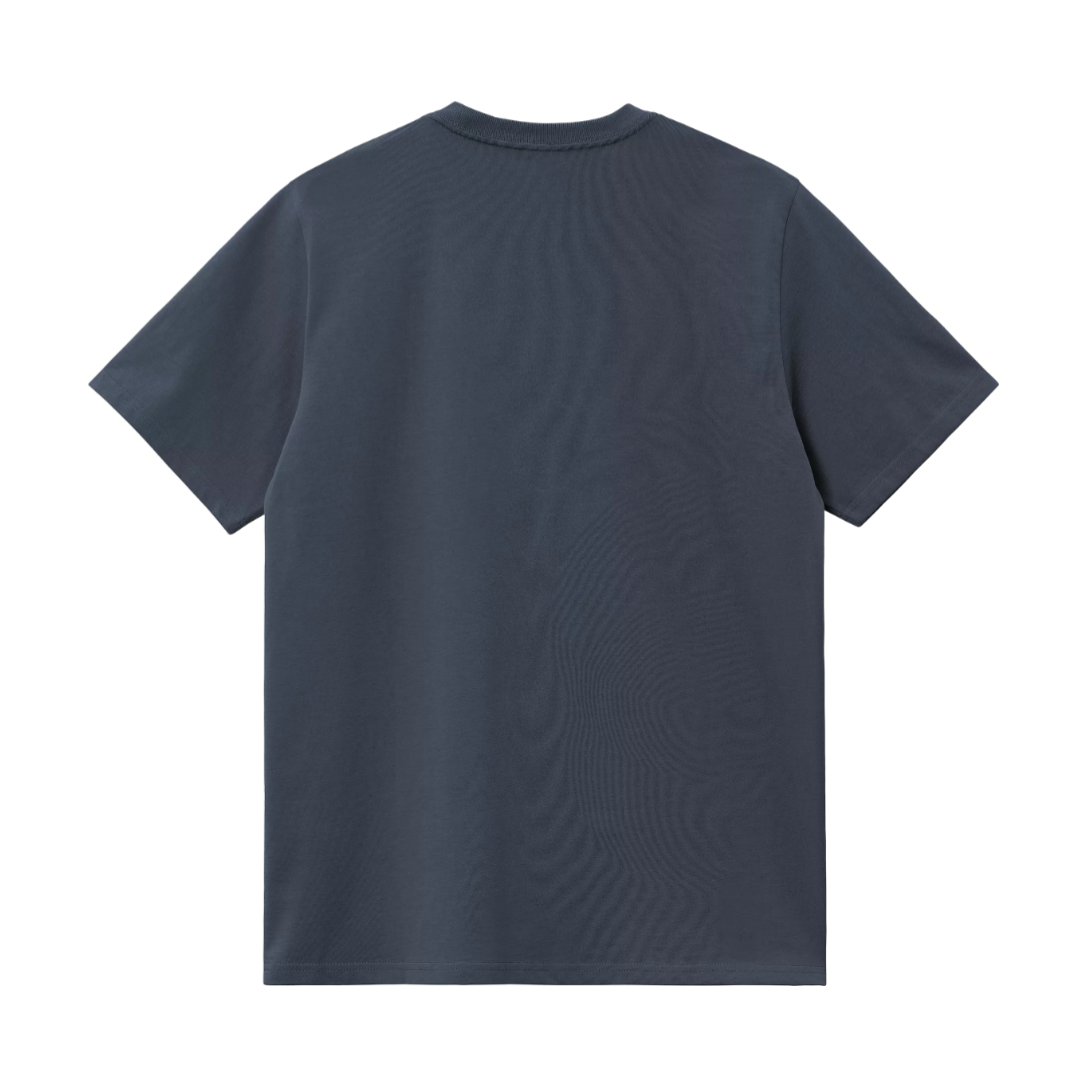 Chase Short-sleeve T-Shirt - Dusky Blue/Gold