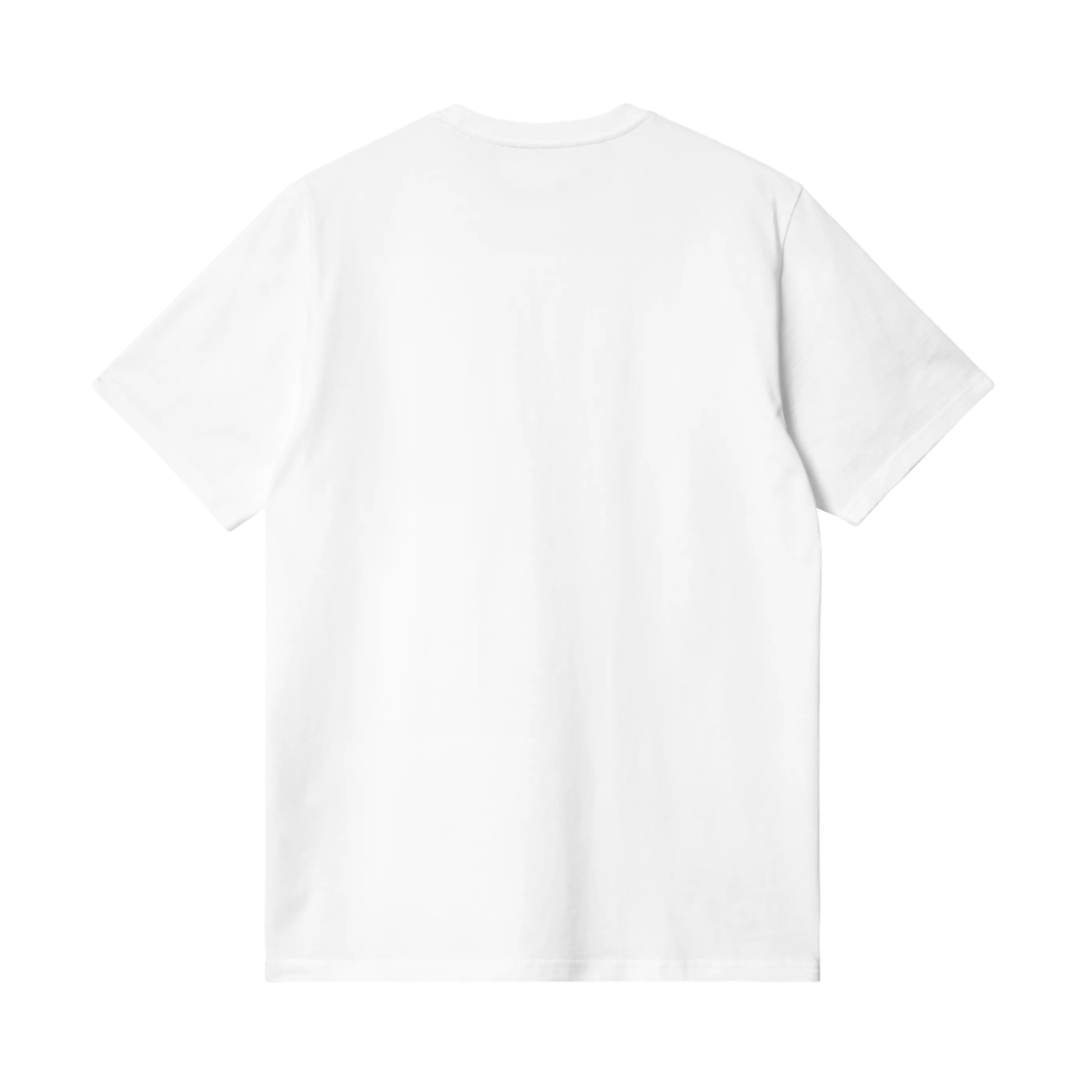Pocket Heart Short-sleeve T-shirt - White/Black