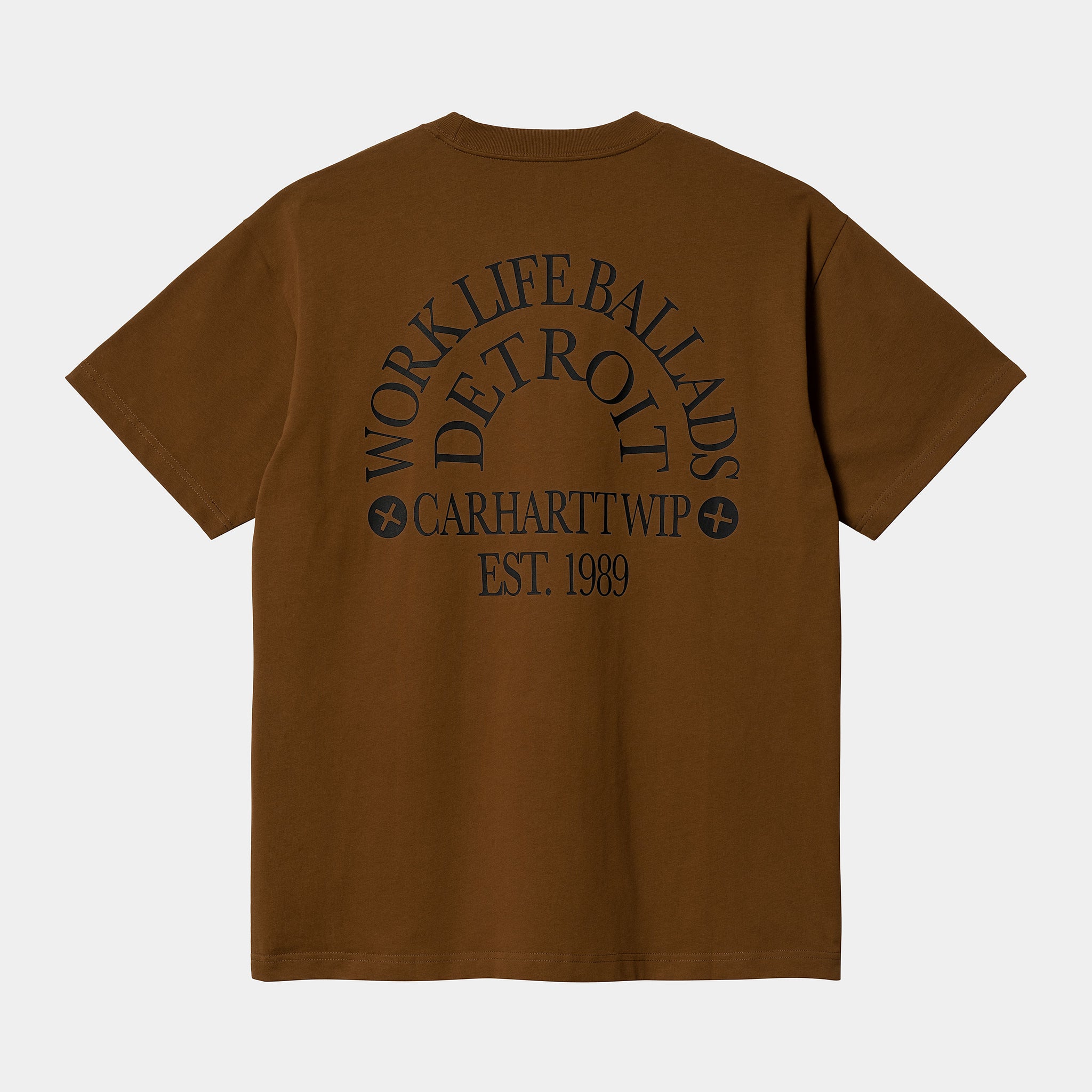 Work Varsity Short-sleeve T-shirt - Deep H Brown/Black