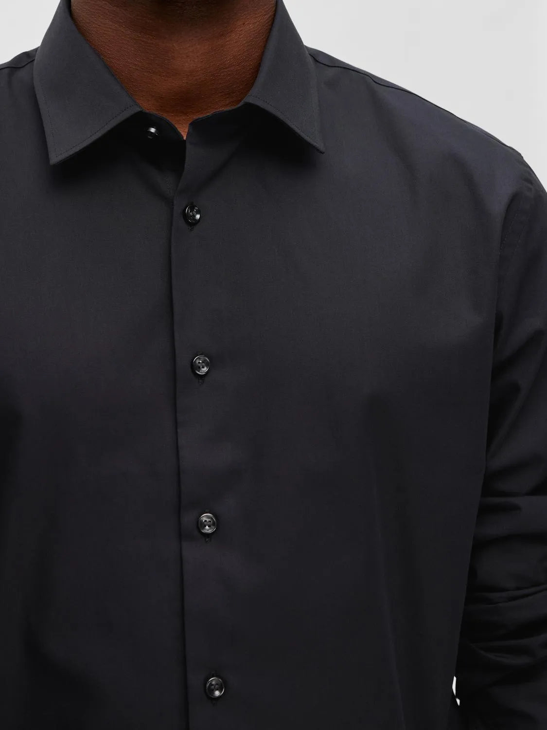 Regular Ethan Long-Sleeve Shirt - Black