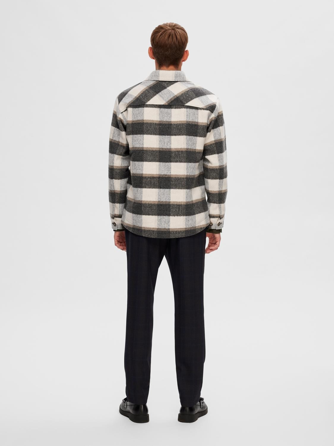 Archive Overshirt - Ermine Sand/White